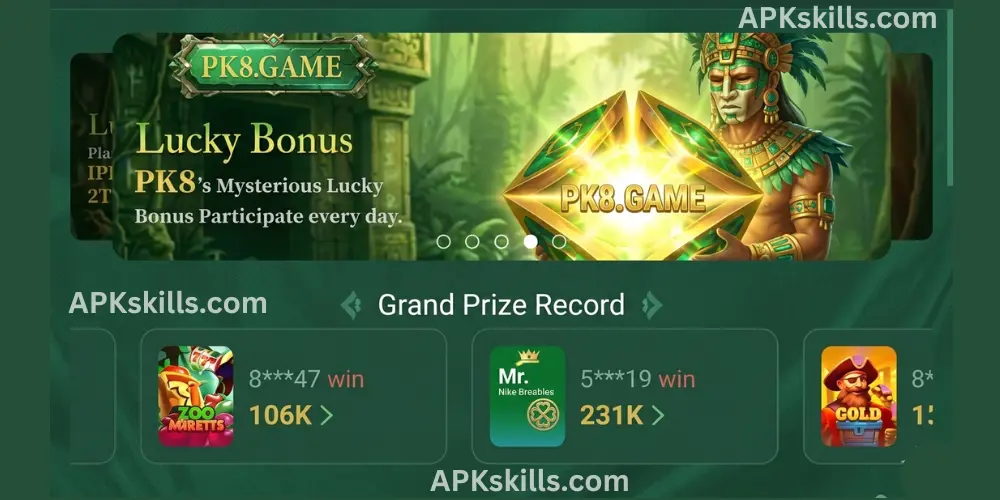 PK8 Game Download New Latest Money Earning Platform in Pakistan 2026 3 APKSKills.com 32